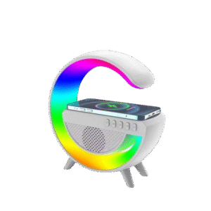 Lampe LED avec chargeur QI et haut-parleur