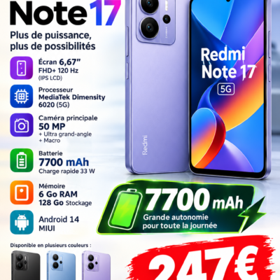 REDMI Note 17 6 gb ram 128 gb